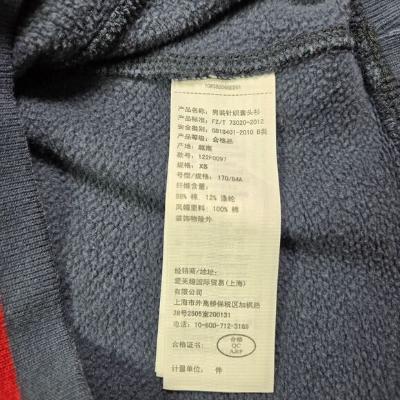 Abercrombie & Fitch Hoodie‎ with Red Moose Logo Casual Pullover Sweatshirt XS - Picture 6 of 9